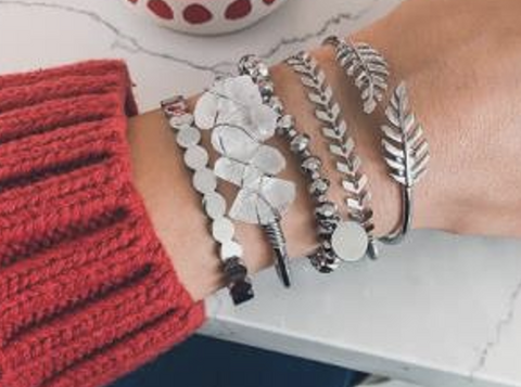 Clear Quartz Bangle